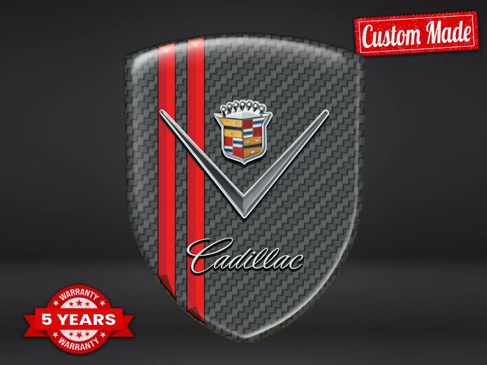 Cadillac Fensteraufkleber Auto Robust Hochwertig Professionell